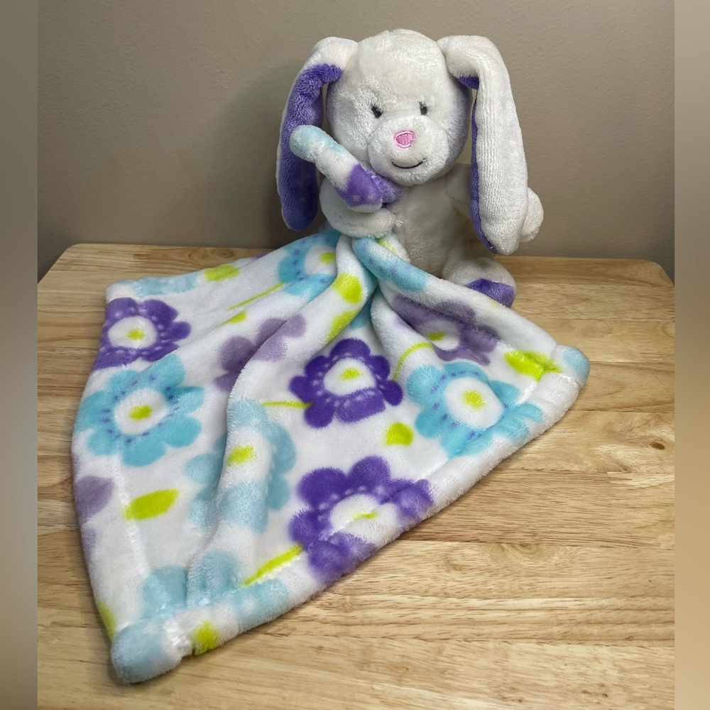 Little Miracles Bunny Security Blanket Sweet Snuggles Lovey Plush